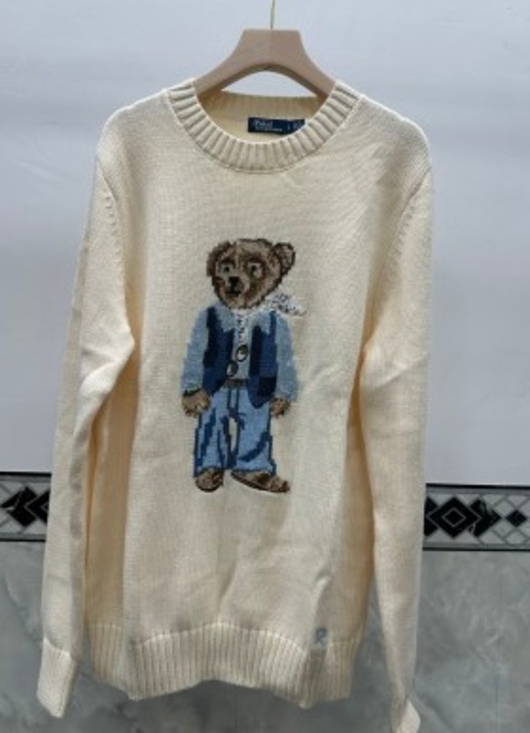 Ralph Lauren Tops - ♡ Ralph Lauren 𓂃 White Crewneck ⋆ Beach Polo Bear